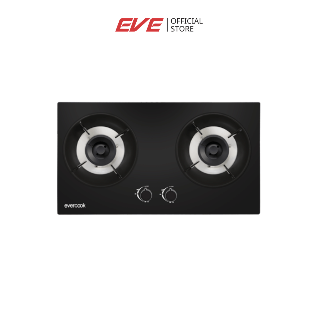 เตาแก๊สแบบฝัง 2 หัว EVE EVERCOOK SMART II 73 ซม. สีดำ_7